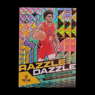 2023-24 Panini Mosaic Basketball Razzle Dazzle Scoot Henderson Rookie