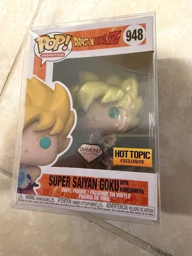 Funko Pop! Dragonball Z — Super Saiyan Goku #948 Hot Topic Exclusive Diamond