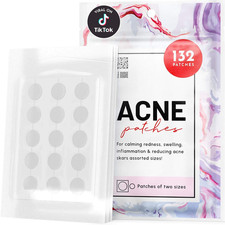 Pimple Patches for Face 132 Dots   Hydrocolloid Pimple Patches for Face   Invi