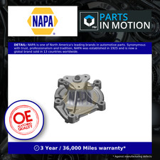 Image of Water Pump fits BMW 116 F20, F21 1.6 2011 on N13B16A Coolant NAPA 11537563721