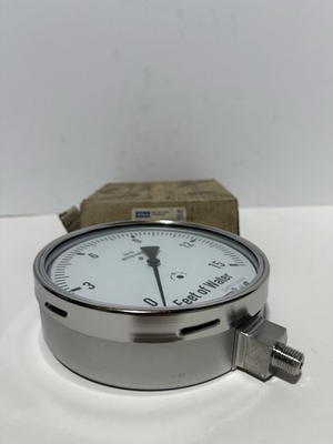 #ad #ad WIKA 632.50.6” Pressure Gauge Range 15FTH2O Conn 1 4quot; NPT LM NEW OPEN BOX $106.25