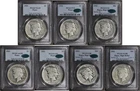 1921 High Relief Peace Dollar Grading Set (AG03 - F15) $1 PCGS