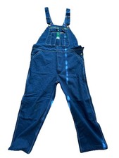 Liberty Bib Overalls Mens 40x30 42x27 ACTUAL Blue Denim Carpenter Classic EUC