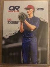 2025 Onyx Rips Kruz Schoolcraft Base / 25 rare ssp blue