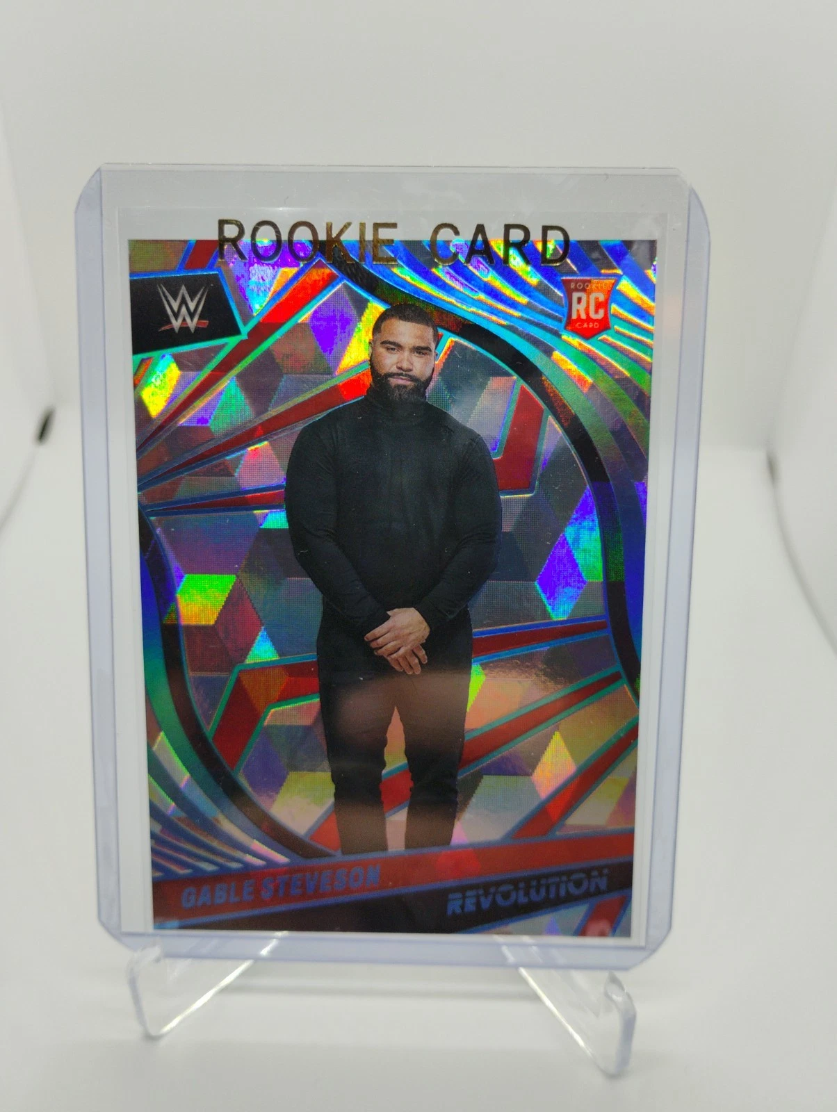 Gable Steveson 2022 Panini Revolution WWE Cubic Parallel Rookie Rc /49 #96 SP