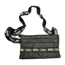 Parks Project X National Geographic Travel Purse Crossbody Quilted Made In USA
