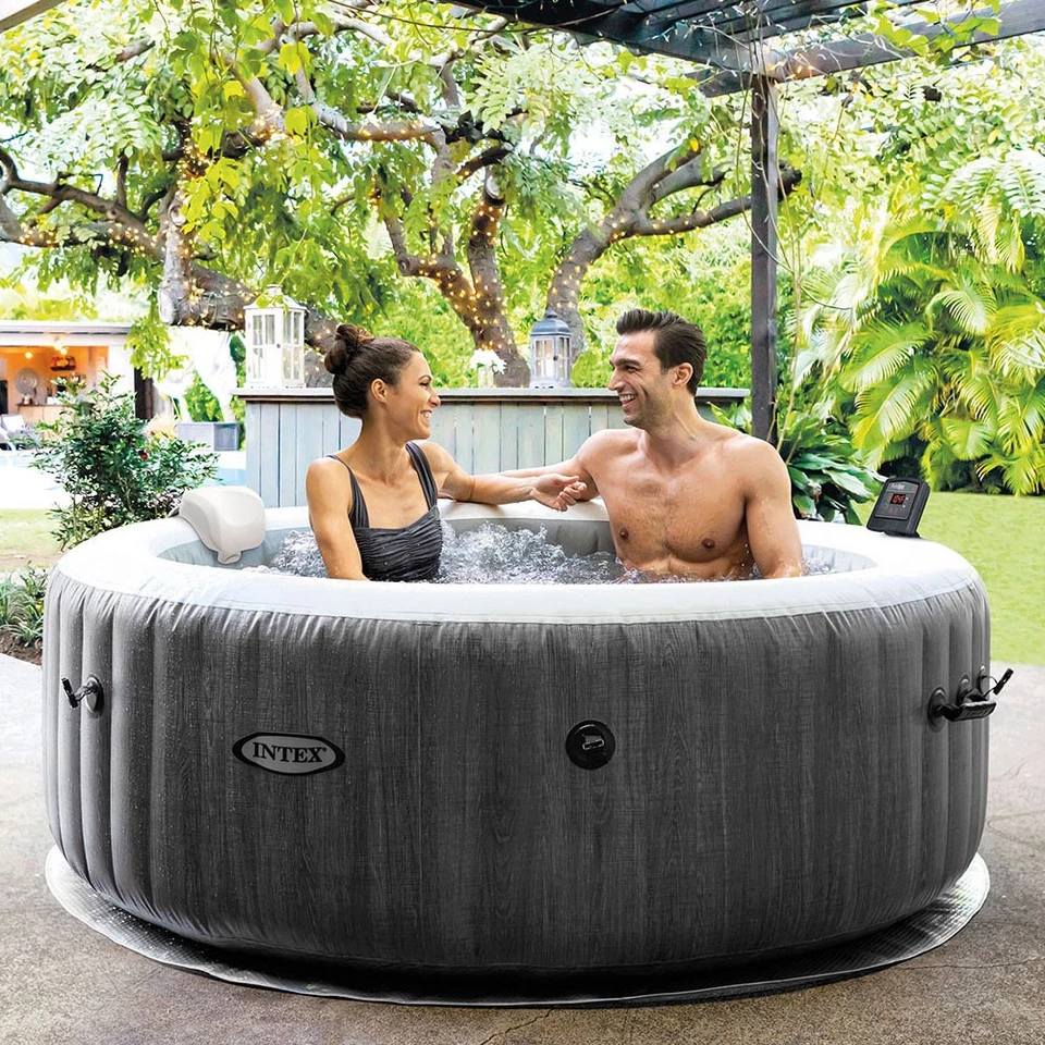 INTEX Whirlpool Greywood Deluxe Pure SPA 216x71 Massage 6 Personen + APP - Bild 2 von 4