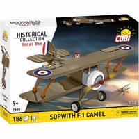 Cobi Klemmbaustein-Set Sopwith F.1 Camel, Doppeldecker, 186 Teile, 2999