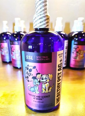 Pets Spectrum Silver Nano Water Solution Spray 45 PPM  AG+ 16 floz