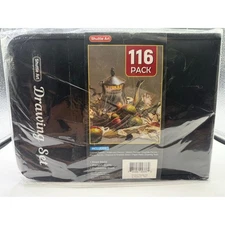 Shuttle Art 116-Piece Drawing Set – Mixed Media Sketching kit.