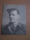 Military Soldier Portrait in Uniform Side Cap Vintage Photo Jack