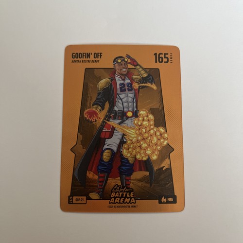 2026 Bo Jackson Battle Arena Goofin’ Off Orange Battlefoil Adrian Beltre Debut