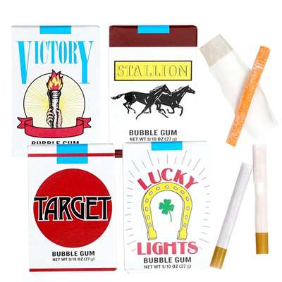 Bubble Gum Cigarettes (4 Pack), Gum Cigarettes, Candy Cigarettes,