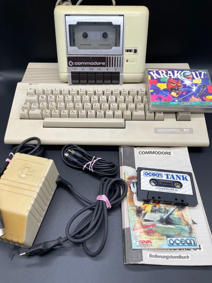 Commodore / C 64 Computer #tested & full working + C2N 1530 Datassette