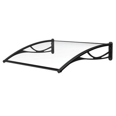 ADVANING DA4731-PBS1N PN Series, Crystal Polycarbonate Door/Window Awning Ide...