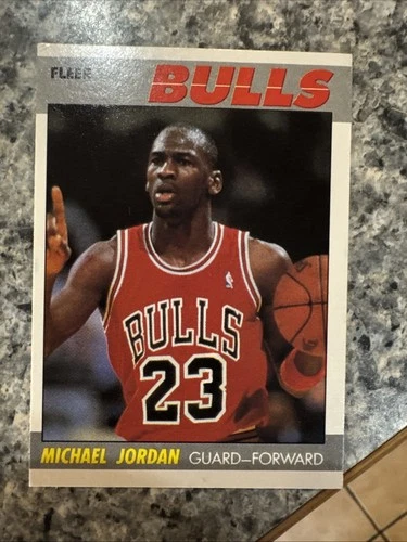 1987-88 FLEER BASKETBALL # 59 MICHAEL JORDAN