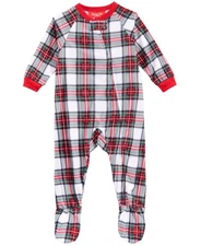 Family PJ's Pajama Sets Stewart Plaid Polyester, 24 Months
