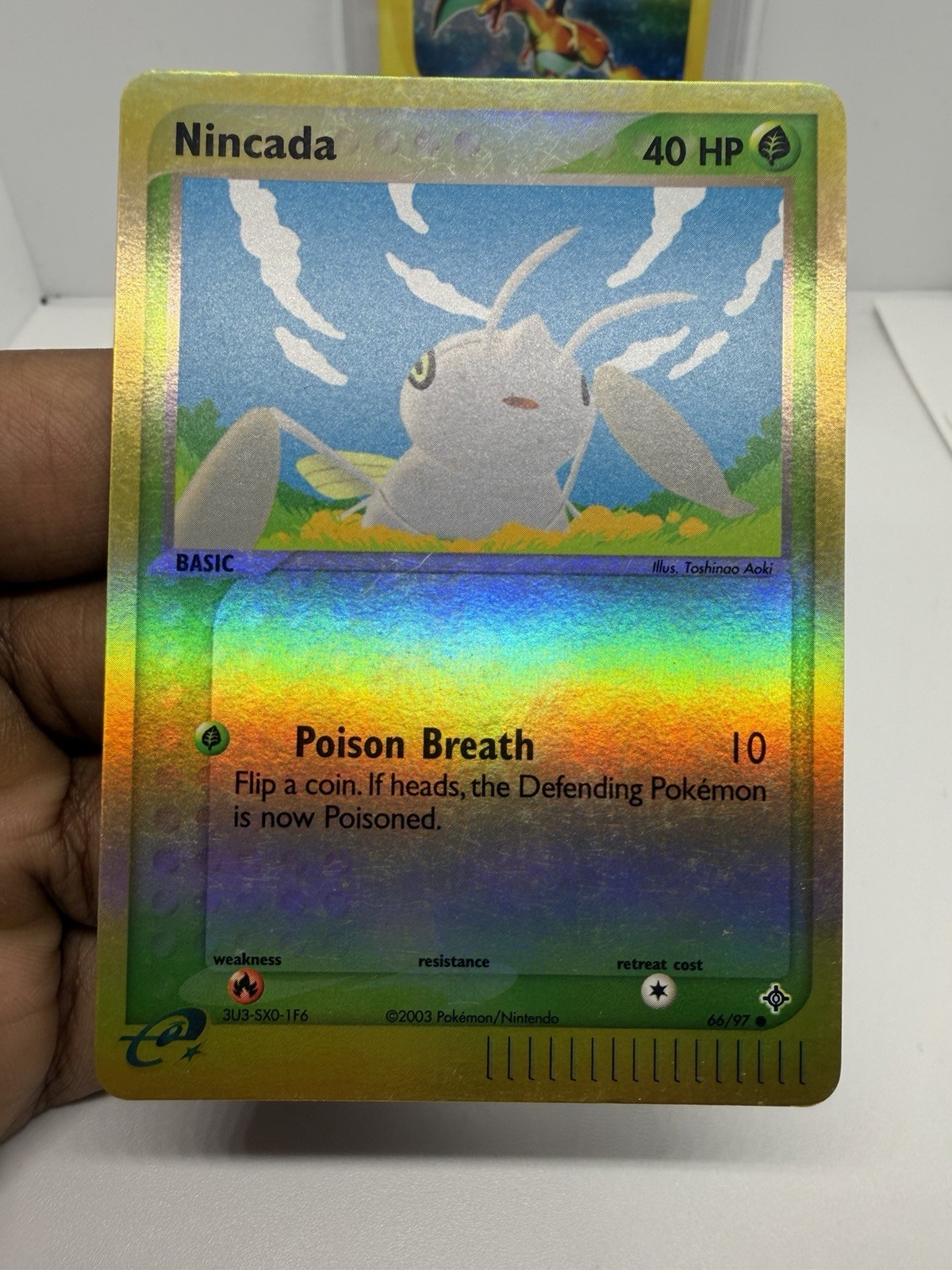 Pokemon EX Dragon Nincada #66/97 Common Reverse Holo NM