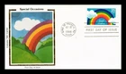 US COVER BEST WISHES SPECIAL OCCASIONS FIRST DAY ISSUE COLORANO SILK CACHET