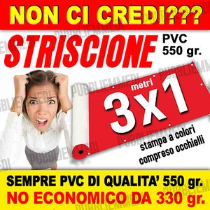 STRISCIONE-3X1-PERSONALIZZATO-STRISCIONI-PVC-OTTIMA-QUALITA-039-3x1-SPEDITO-48H