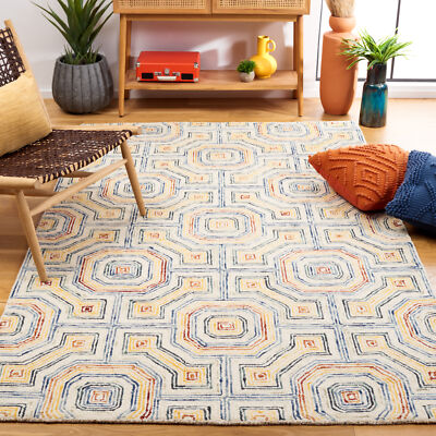 Safavieh Aspen IVORY / BLUE 6' X 9' Area Rug - APN264M-6