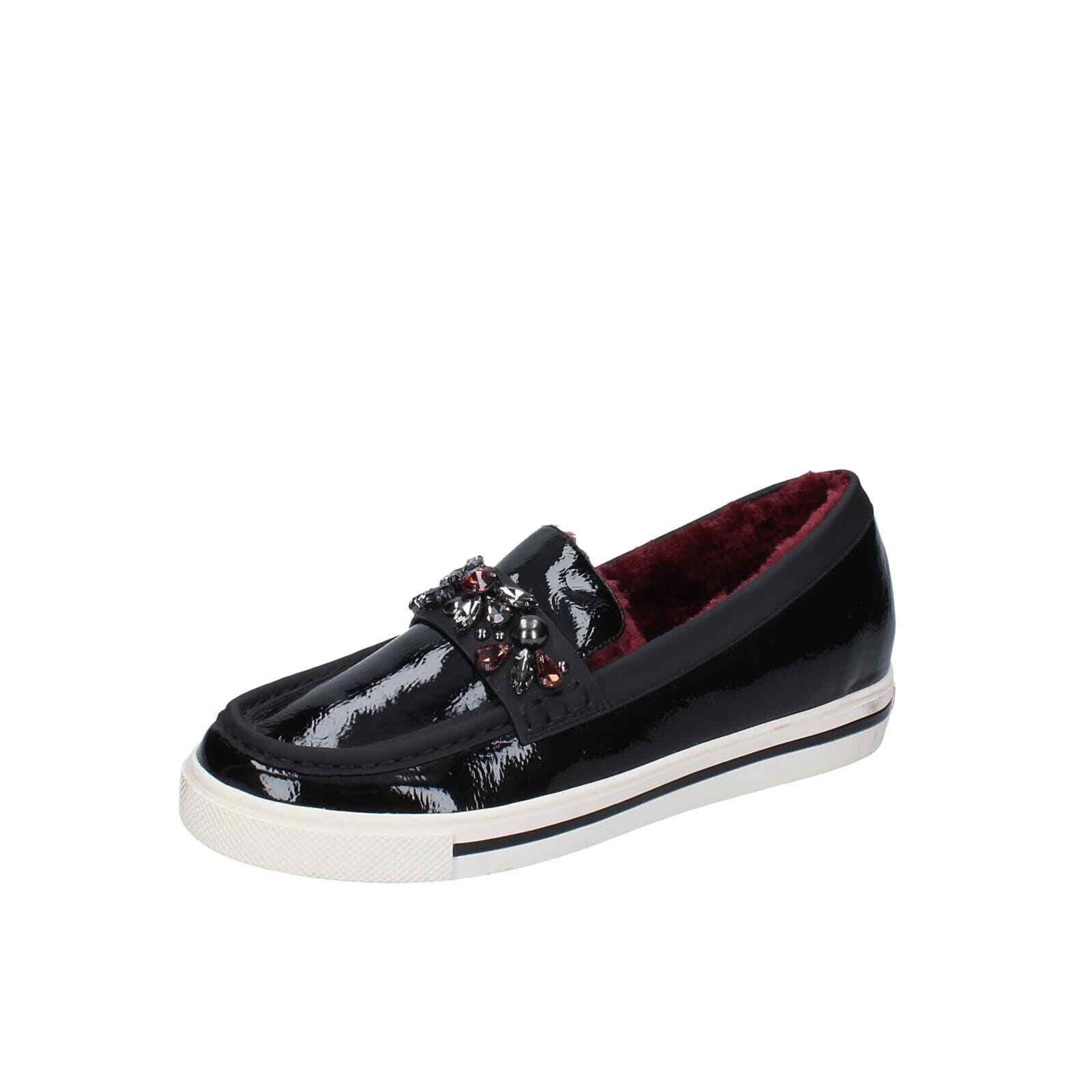 Шарф донны ЛУЧАНО БАРАЧИНИ 36 EU mocassini nero vernice EY169-36 16590₽