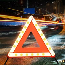 KFZ PKW Auto LKW Dreieck Warnschild Warndreieck reflektor aufklappbar faltbar