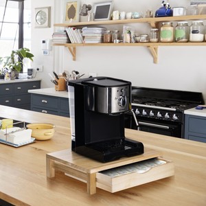 Grained-36-K-Cup-Holder-Rack-Storage-Keurig-Coffee-Pod-Chrome-Drawer-Organizer