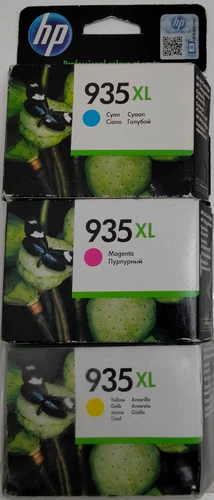 HP 935XL, Original - Multipack, Cyan Magenta Yellow 3-pack 935 XL 6230 6830 OVP