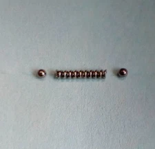 Seiko Diver Bezel Clicker Spring and 2 Balls Part No.8135-0180 Ball 8999-9900/89