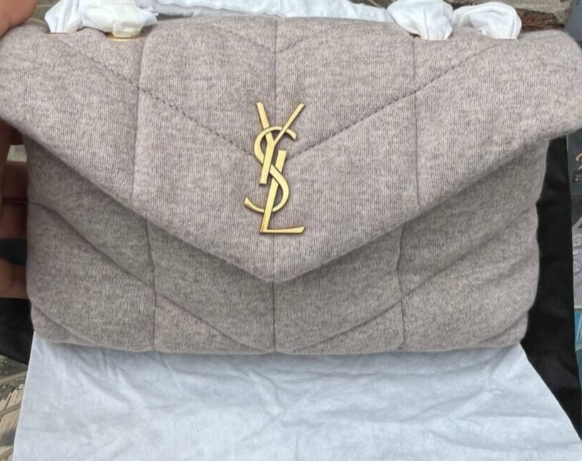 Saint Laurent Lou borsa a tracolla trapuntata giocattolo tampone