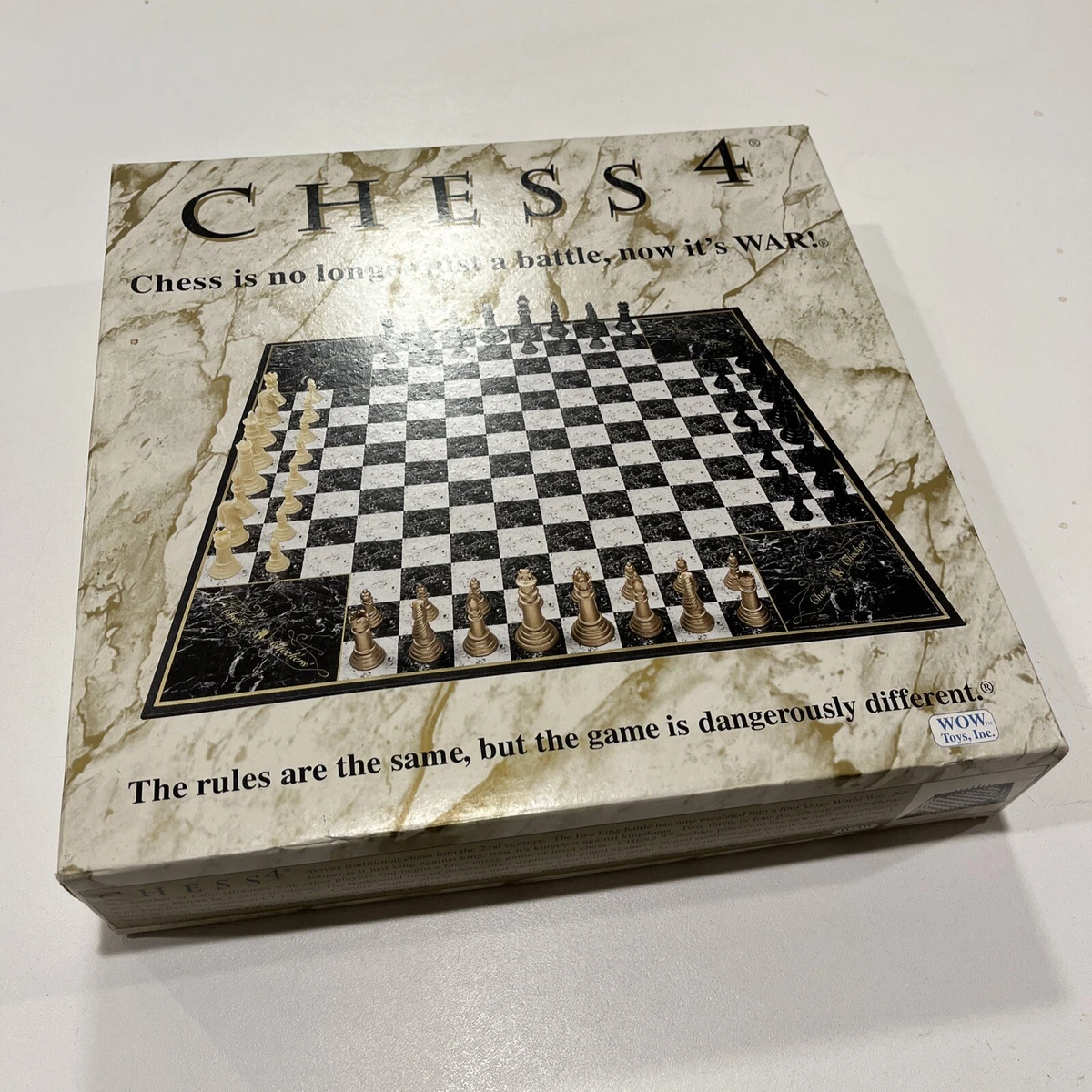 Chess 4 Player Board Game Set Item #19951 Wow Toys 100% Complete