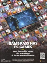 2022 XBOX PC Game Pass PRINT AD - GAME PASS HAS PC VIDEO GAMES PROMO WALL ART
