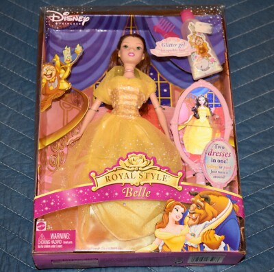 2005 Disney Princess Royal Style Belle Two Dresses In One