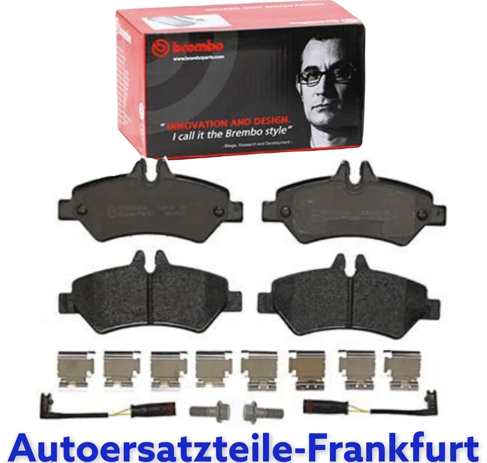 Brembo Rear Brake Pads Mercedes-Benz Sprinter 906 + VW Crafter 30-35/50 2E/F  - Image 2 of 4
