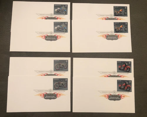 Aug. 7, 2006 Sturgis American Motorcycles First Day Issue Error Stamp Envelopes