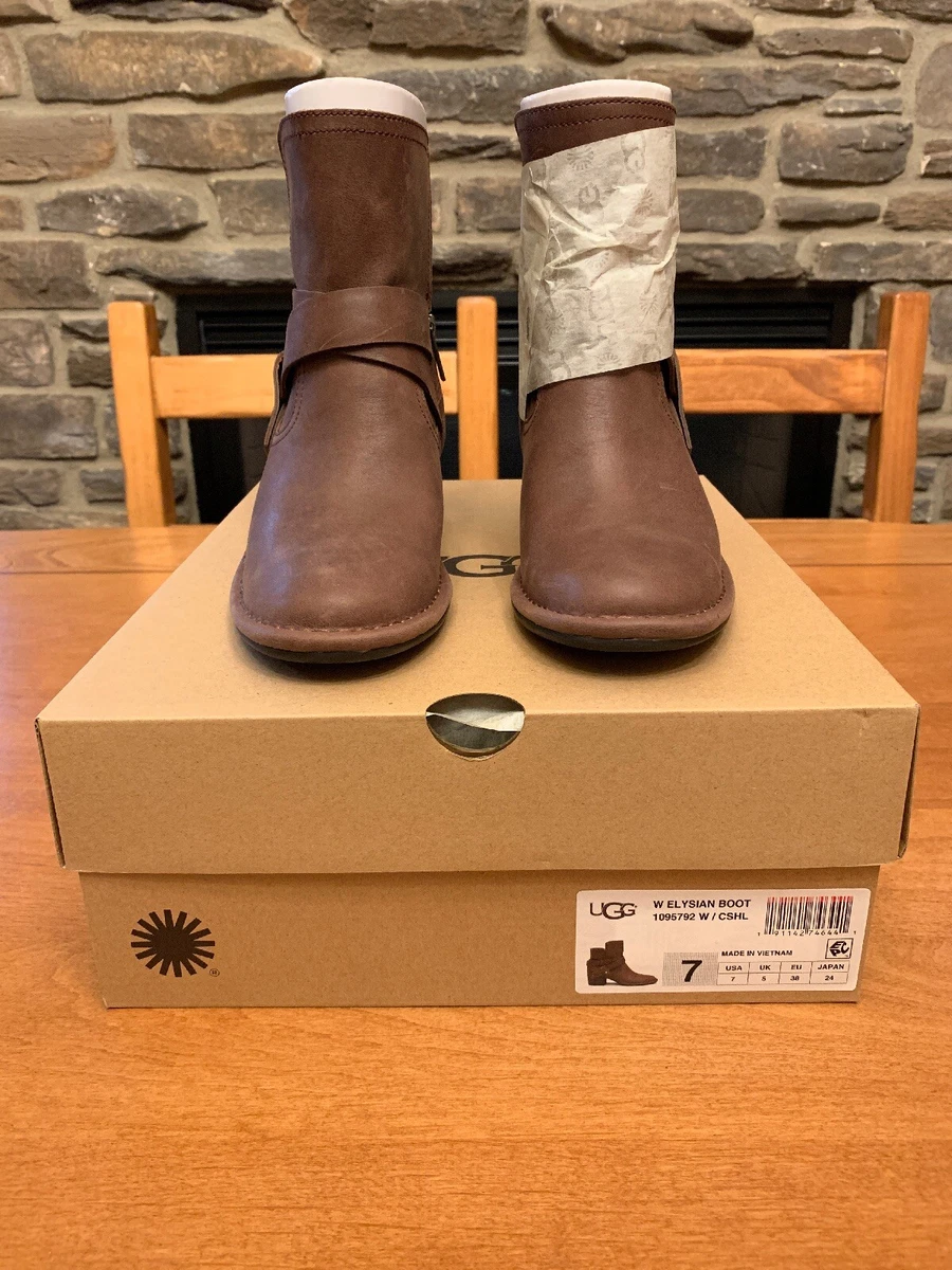 Ugg elysian leather bootie sale