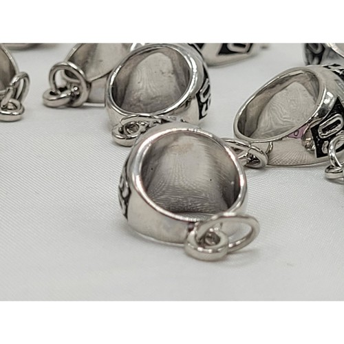 Lot of 22 Pieces - Class of 2009 - Ring Charms - Silvertone - Picture 9 of 9