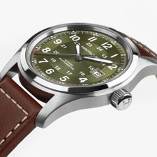 New Hamilton Khaki Field Auto 42MM Green Dial Men's Watch H70605560 6
