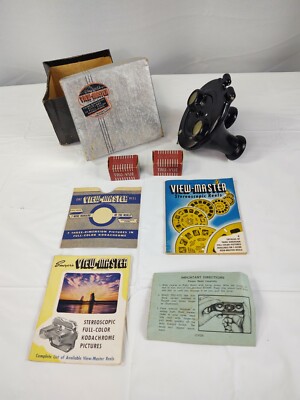 Vintage Sawyer's Tru Vue View Master Slide Viewer With Box Portland Oregon 