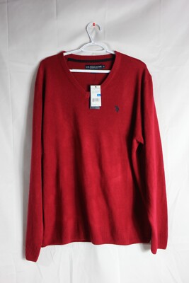 New US Polo Assn. Men's V Neck Sweater XL RSP$60