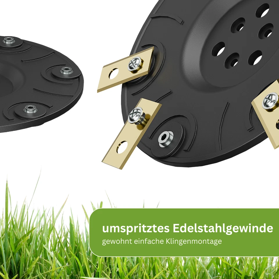 Messerscheibe für Worx Landroid 6 Klingen M500 M700 WR167E WR141E… Messer Tuning - Bild 2 von 4