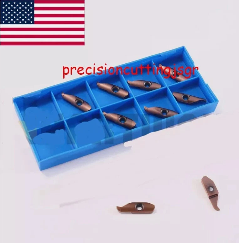 ZIMI 10PCS 2mm CNC lathe Slotting cutting tools DPCR200 Carbide Insert For KSPDR TOOL