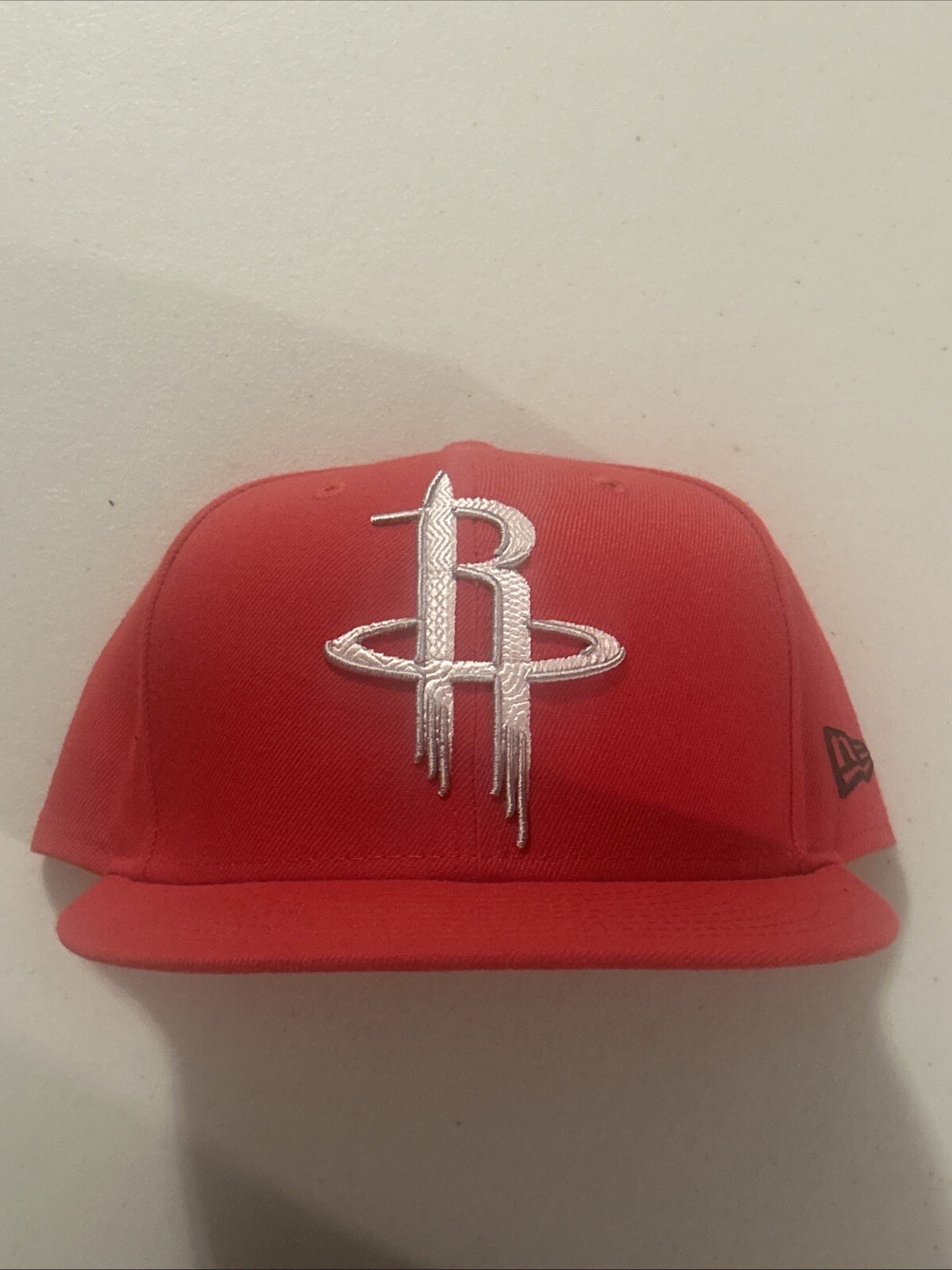 Houston Rockets New Era 59FIFTY NBA Fitted Red/White Hat Mens Size 7 1/ ...