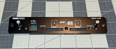 Klark Teknik DN32-LIVE SD/SDHC and USB 2.0 Expansion Module - FACE PLATE ONLY