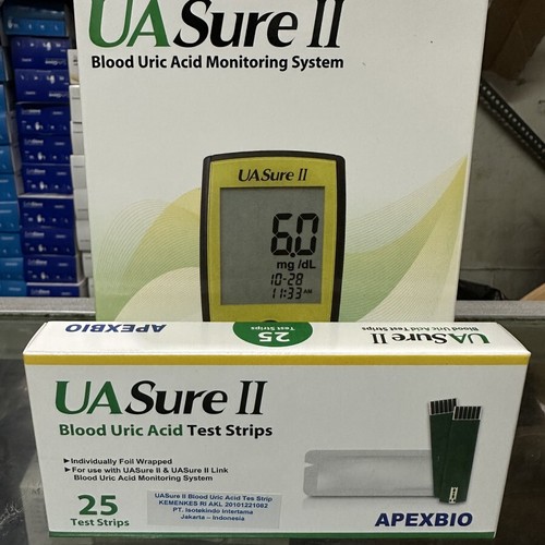 UA Sure II Blood Uric Acid Monitoring System + 25 Test Strips - Picture 6 of 7