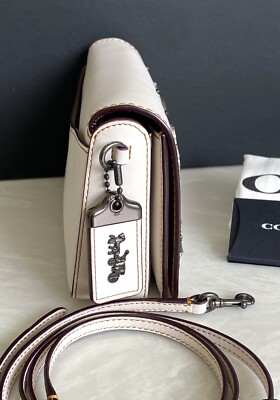 COACH 1941 CUSTOMIZED CHALK DINKY CROSSBODY 37296 EUC | eBay