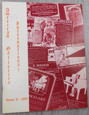 Vintage Music Box catalogue for American Gallery International Issue 11 1978 on The Hot Collector