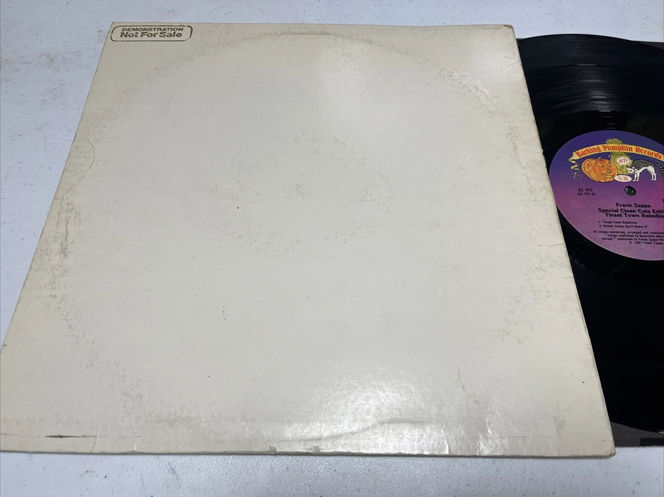 Frank Zappa – Special Clean Cuts Edition - Tinsel Town Rebellion 1981 Promo EP - Image 4 of 4