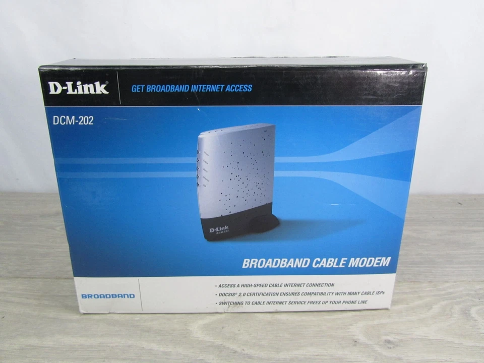 Módem cable banda ancha 43 Mbps D-Link DCM-202 (WMM83060) NUEVO Foto 2 de 4